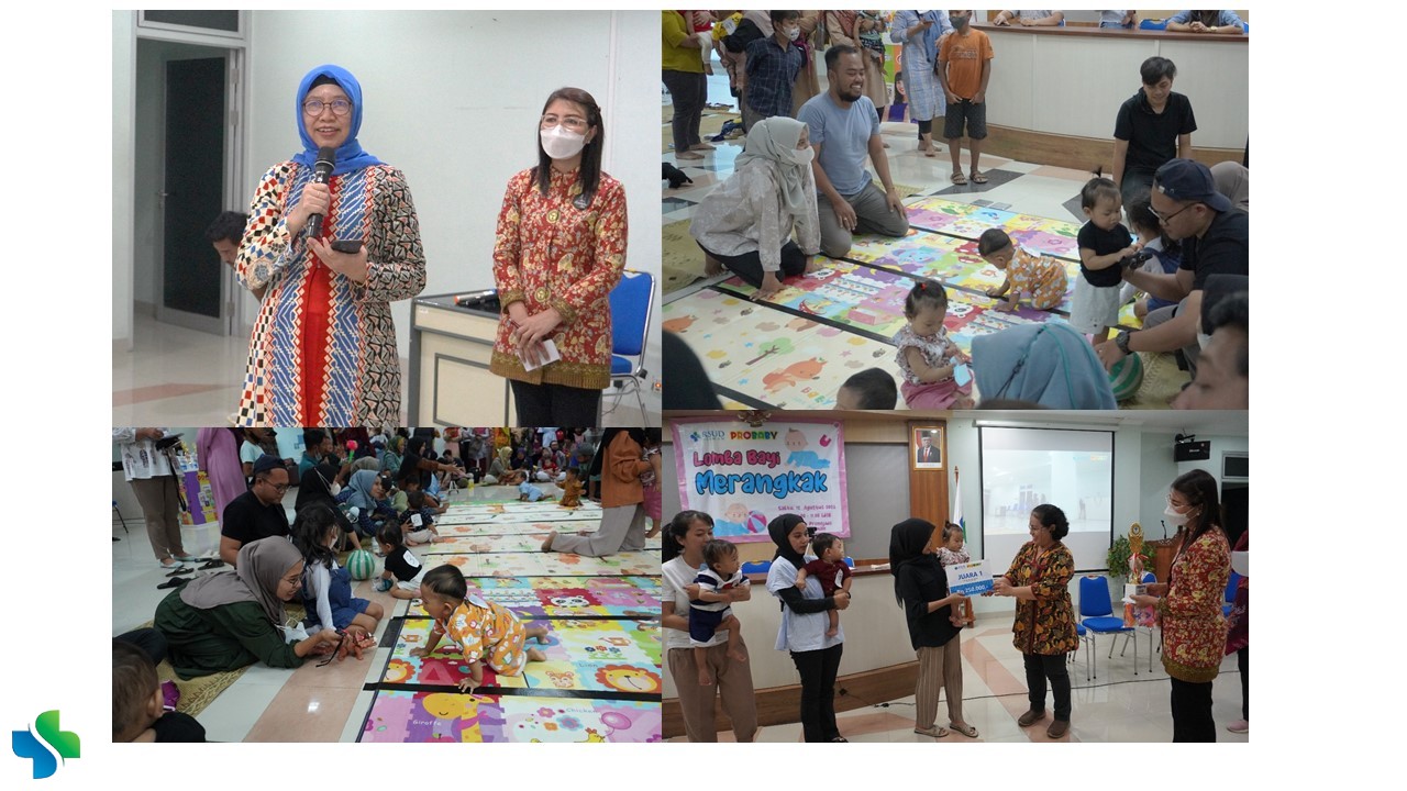 RSUD Sleman Menyelenggarakan Lomba Bayi Merangkak
